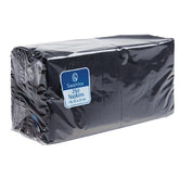 Swantex Black 2 Ply Cocktail Napkins 25cm (Pack of 2000)